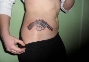 Pistol Tattoos for Guys