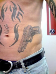 Pistol Tattoos for Men