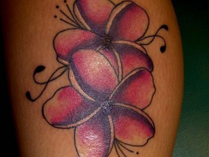 Plumeria Flower Tattoo