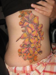 Plumeria Flower Tattoos