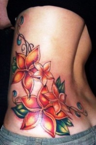 Plumeria Tattoo Designs