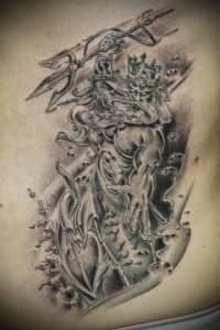 Poseidon Tattoo for Women