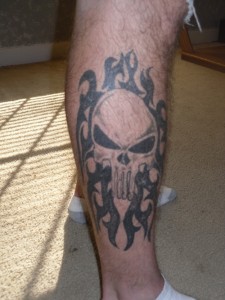 Punisher Tribal Tattoo