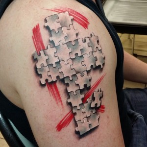 Puzzle Piece Tattoo