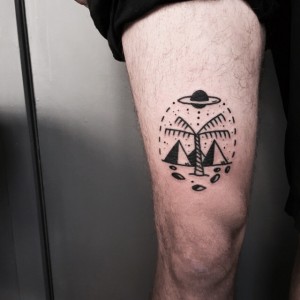 Pyramid Tattoo Small