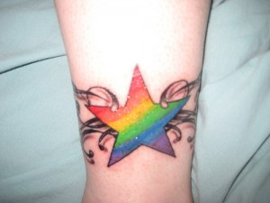 Rainbow Star Tattoos