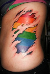 Rainbow Tattoos for Girls