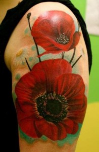 Red Poppy Tattoo