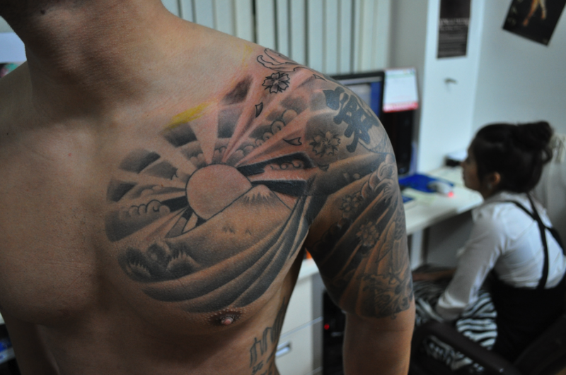 Rising Sun Tattoos Designs, Ideas and Mraning | Tattoos For You