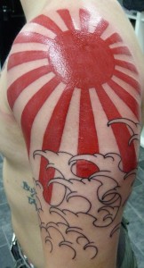 Rising Sun Tattoo Images