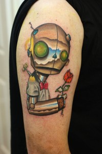 Robot Tattoo Images