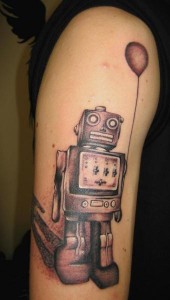 Robot Tattoo Pictures