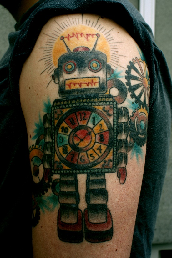 Robot Tattoos Designs, Ideas and Meaning | Tattoos For You
