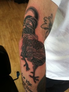 Rooster Tattoo Sleeve