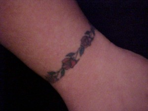 Rose Bracelet Tattoo