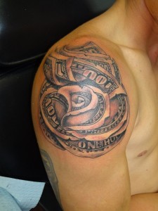Rose Money Tattoo