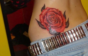 Rose Waist Tattoos