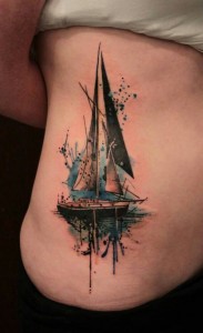 Sailboat Tattoo