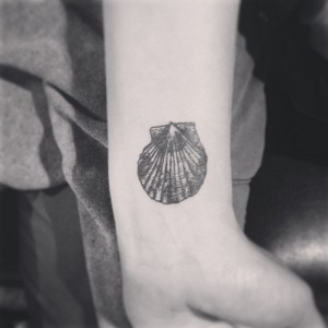 Seashell Tattoos on Wrist