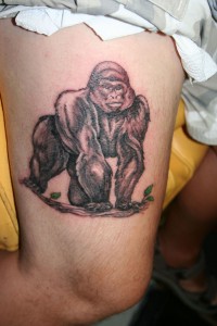 Silverback Gorilla Tattoo