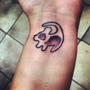 Simba Tattoo Wrist