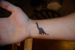 Simple Dinosaur Tattoo