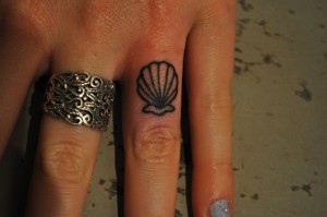Simple Seashell Tattoos