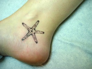 Simple Starfish Tattoo