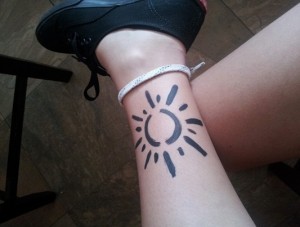 Simple Sunshine Tattoos