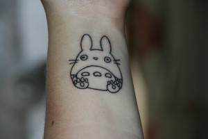 Simple Totoro Tattoo