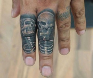 Skeleton Finger Tattoo