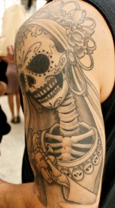 Skeleton Girl Tattoo