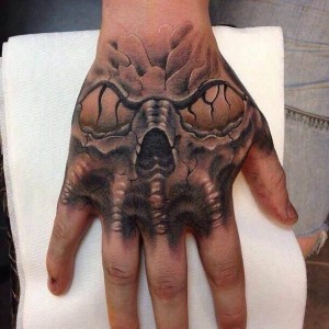 Skull Hand Tattoo