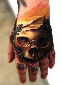 Skull Hand Tattoo Images