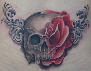 Skull and Roses Tattoos