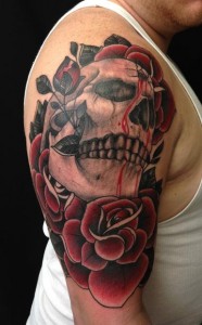 Skulls and Roses Tattoos