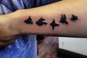 Small Bird Tattoos for Men