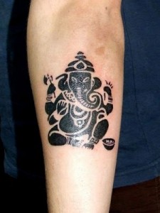 Small Ganesh Tattoo