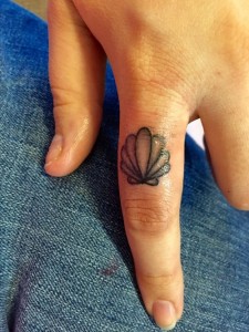 Small Seashell Tattoos