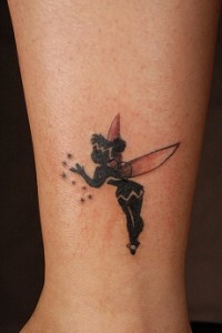 Small Tinkerbell Tattoos
