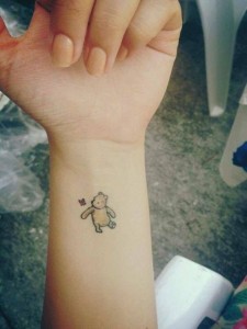 Small Winnie the Pooh Tattoos