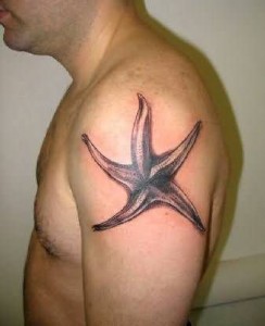 Starfish Tattoo on Shoulder