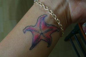 Starfish Tattoo on Wrist