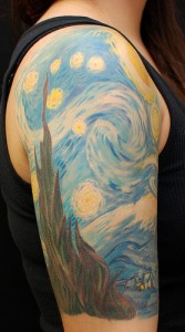 Starry Night Tattoo Half Sleeve