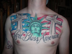 Statue of Liberty Tattoo Chest