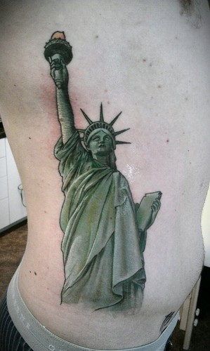 Statue of Liberty Tattoos Designs, Ideas and Meaning 
