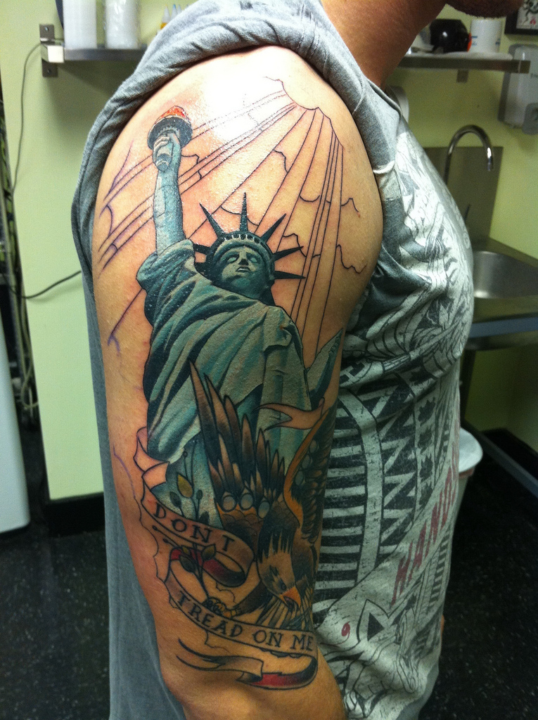 Statue of Liberty Tattoos Designs, Ideas and Meaning | Tattoos For You