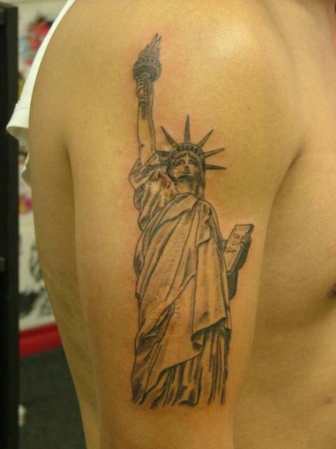 Statue of Liberty Tattoos Designs, Ideas and Meaning ...