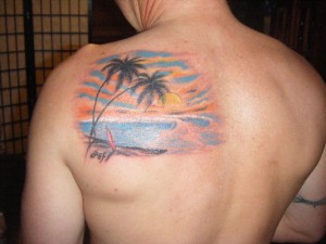 Sunset Tattoos Images