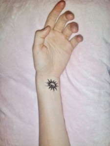 Sunshine Tattoo on Wrist